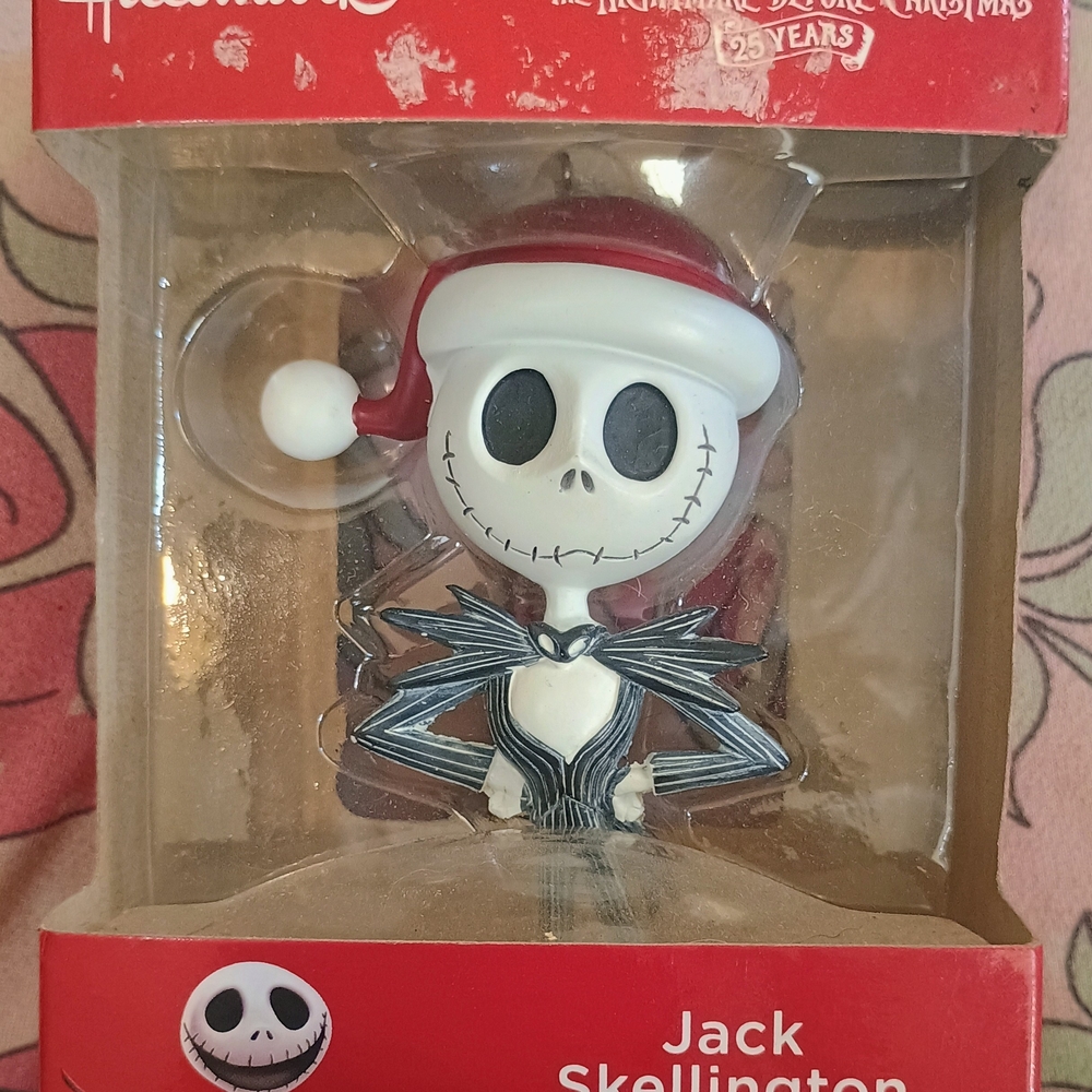Hallmark Jack Skellington with Red Santa Hat Ornament